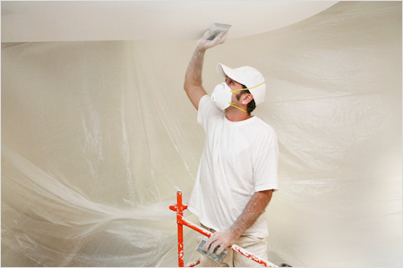 Работайте в респираторе