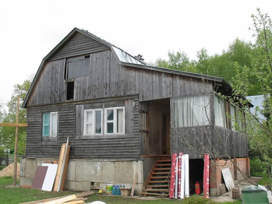 Фото 2 – Реконструкция щитового дома