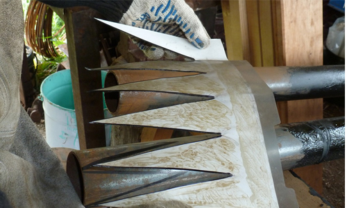 Фото 2 – Самодельные винтовые сваи