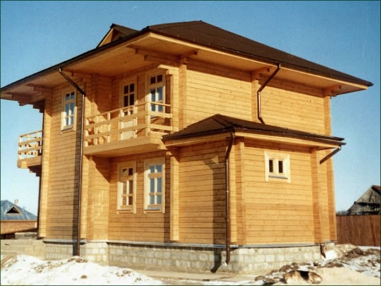 Фото 2 – Сруб из бруса