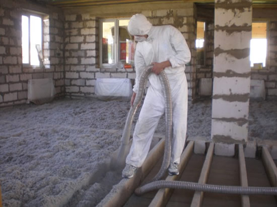 Фото 2 – Утепление пола эковатой