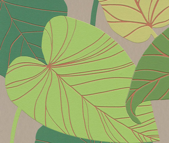 Виниловые обои Rasch на флизелиновой основе (коллекция Barbara Becker), 36$ за рулон. Немецкие виниловые обои на рынке также представлены фирмами AS Creation (цены от 20$ до 75$), Marburg (от 32$ до 58$) и др.