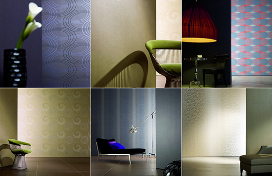 Обои Marburg, линия The Wall в интерьере