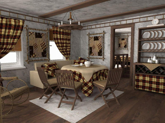 Фото 3 – Кантри. Дачный интерьер