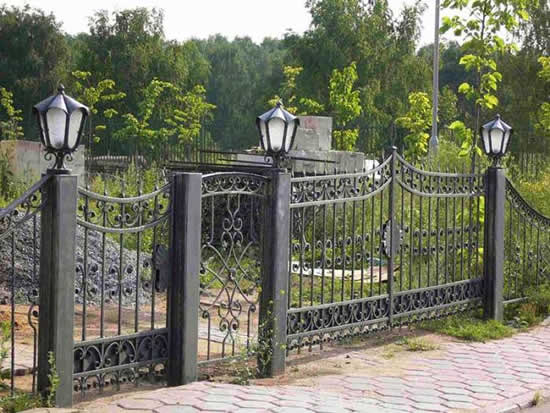 Фото 3 – Кованый забор