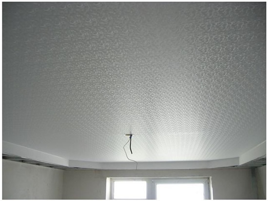 Натяжной потолок Alezi, фактура фантазия, цвет мечта 1303, 10 кв.м.