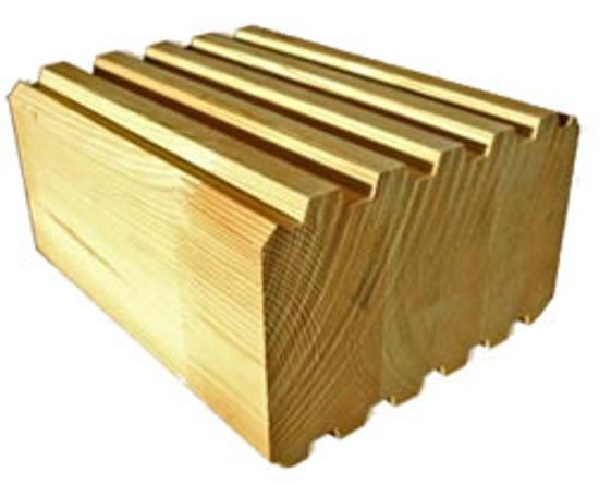 Фото 3 – Обработанный профилированный брус