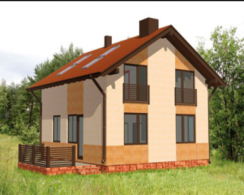 Фото 3 - Образец каркасного дома 6 на 8