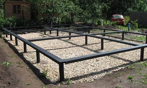 Фото 3 - Обвязка винтовых свай швеллером