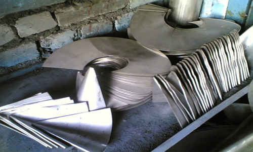 Фото 3 - Подготовка деталей для изготовления свай