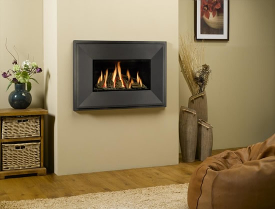 Фото 3 — Портал для камина из гипсокартона. Нестандартное размещение в 'подвешенном' состоянии