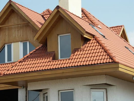 Фото 3 - Пример крыши из натуральной черепицы