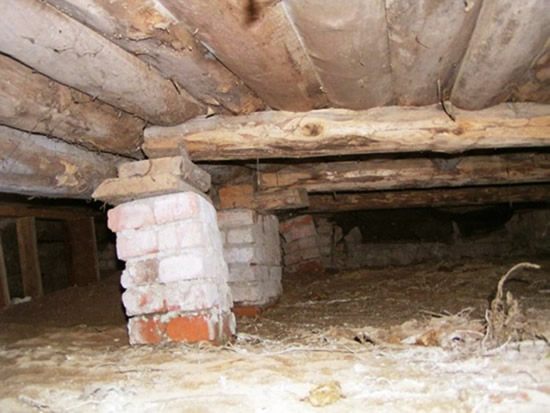 Фото 3 – Проседание фундамента