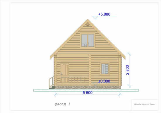Фото 3 – Рассчитать кубатуру бревен поможет проект сруба