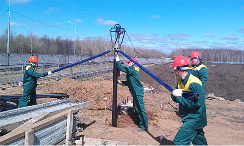 Фото 3 - Ручная установка для завинчивания свай