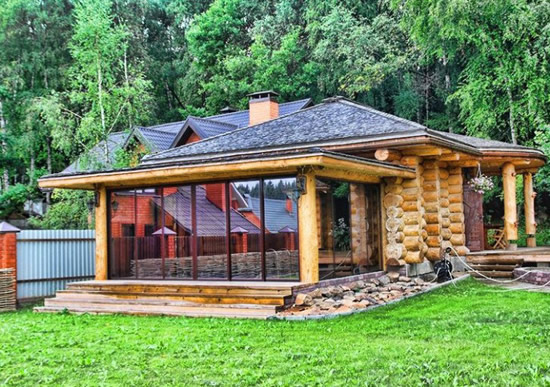 Фото 3 – Сруб бани, построенный по эксклюзивному проекту