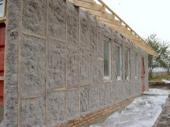 Фото 3 - Стены дома, утепленные эковатой