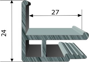 Универсальный профиль, монтируемый на любые поверхности