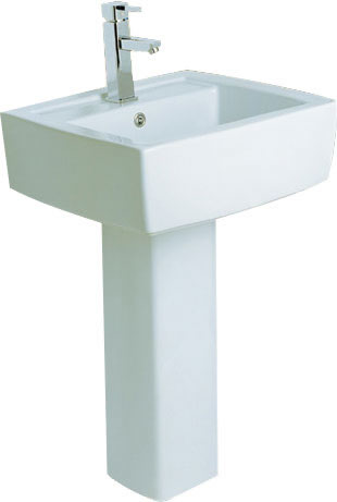 Фото 3 — раковина с пьедесталом