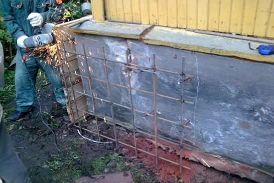 Фото 4 – Дача. Укрепление фундамента