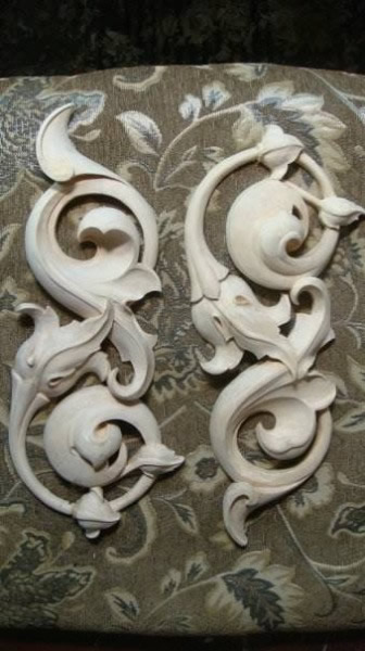 Фото 4 - Фрагмент барочной резьбы