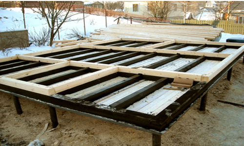 Фото 4 - Готовый фундамент из винтовых свай для баньки своими руками