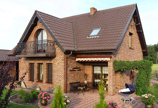 Фото 4 – Кирпичный дачный дом