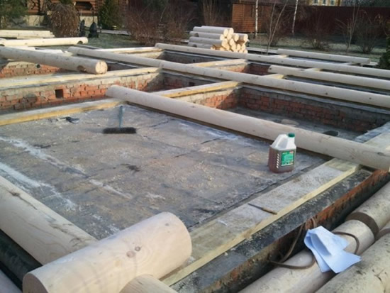 Фото 4 – Ленточный фундамент с гидроизолирующим слоем