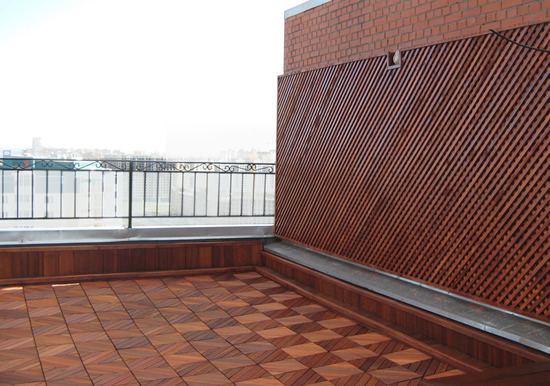 Фото 4 - Вариант оформления плоской крыши