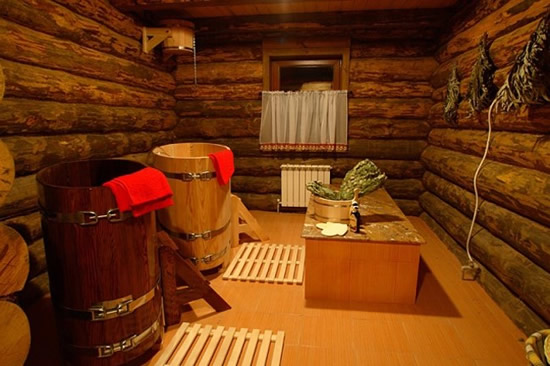 Фото 4 - Вариант отделки парилки