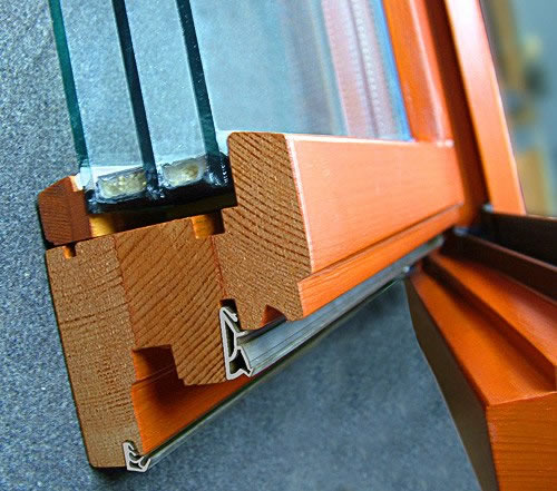Фото 5 – Деревянный профиль с встраиваемыми стеклопакетами