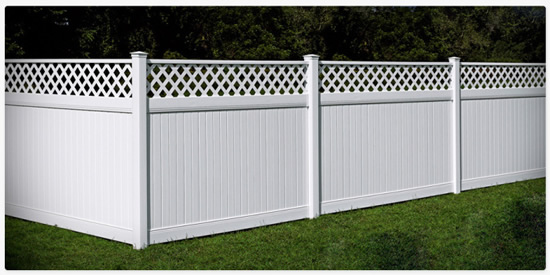 Фото 5 - Комбинированный тип забора из поливинилхлорида