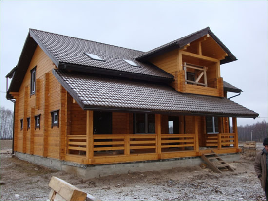 Фото 5 – Кровля сруба
