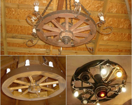 Фото 5 – Люстры для беседки