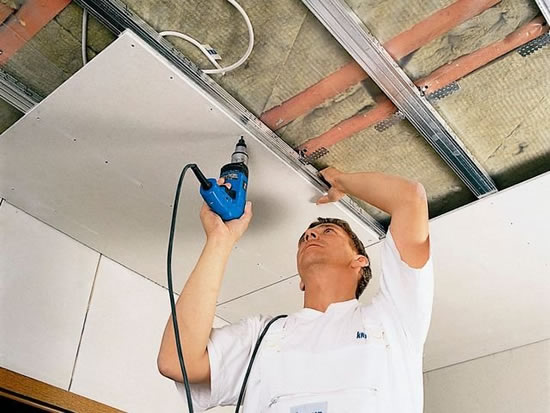 Фото 5 - Монтаж потолка из ГКЛ