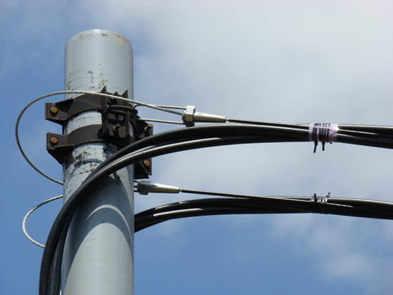 Фото 5 - Наружная троссовая электропроводка