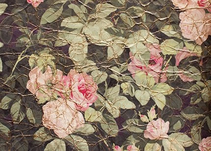 Необычные французские обои ручной работы