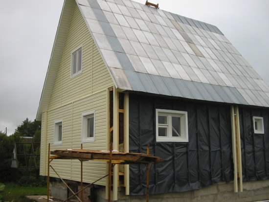 Фото 5 – Отделка сруба сайдингом