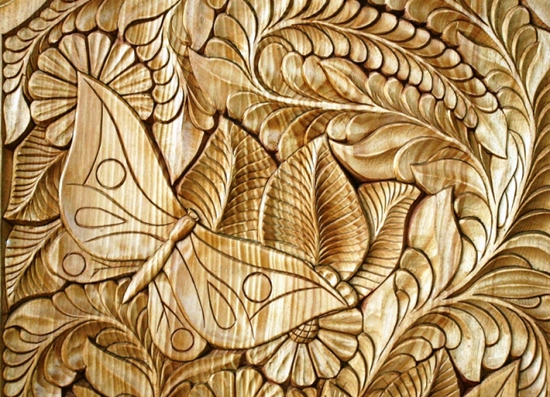 Фото 5 – Плоскорельефная резьба