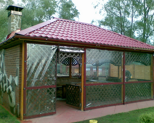 Фото 5 – Полиэтиленовые шторы