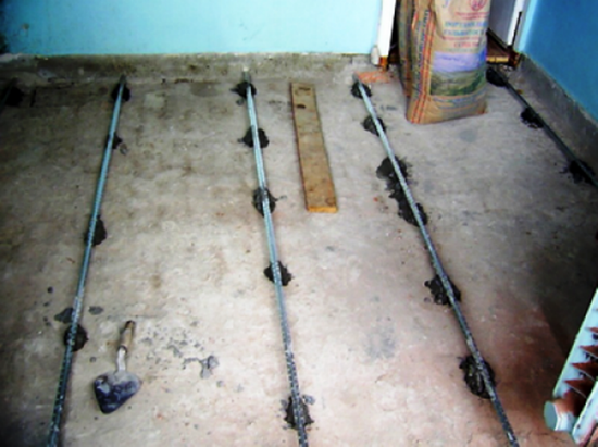 Фото 5 - Установка направляющих маяков