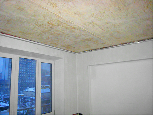 Установка профиля по периметру помещения