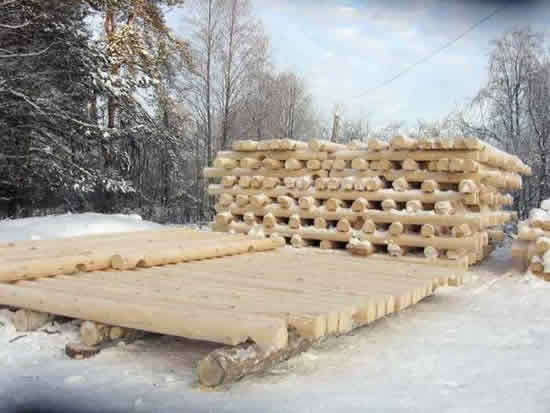 Фото 6 – Бревно для срубов