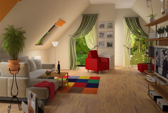 Фото 6 – Дизайн мансардного помещения