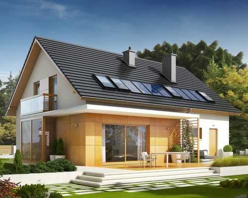 Фото 6 - Дом с двухскатной крышей