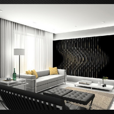 Фотообои Atlas Wallcoverings (Бельгия), коллекция Excess в интерьере