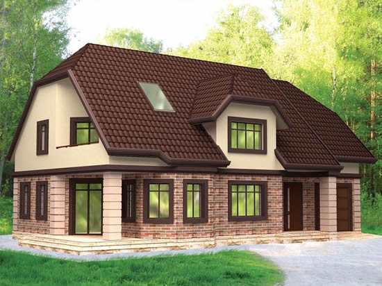 Фото 6 - Полувальмовая крыша на каркасном доме