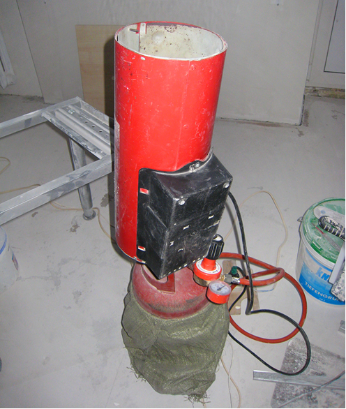 Пушка для нагрева пленки