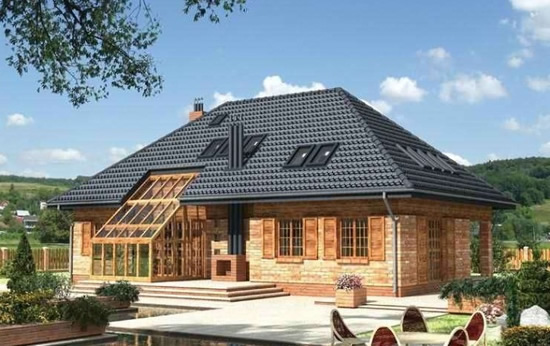 Фото 6 - Вариант вальмовой крыши