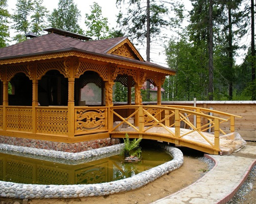 Фото 7 – Беседка из сруба